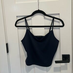 Navy Dynamite silky tank top size small
